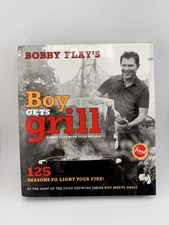 Signed Bobby Flay Boy Gets Grill 1st Edition HC Cookbook w/ DJ VG Collectible