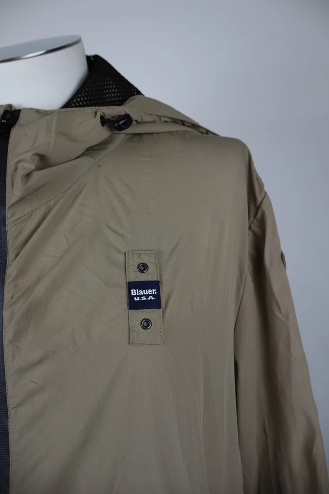 Blauer Jacket Light Man Size XL Man Vintage Casual Jacket Zip Logo On - Image 2 of 4