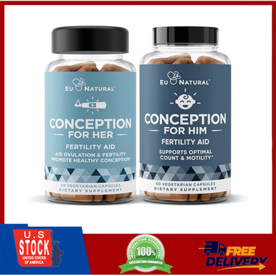 Conception Fertility for Her & Him Bundle Prenatal Supplements 120 Count