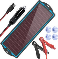 12V Solar Battery Charge: Waterproof Portable Solar Panel Kit - Battery Maintain