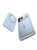 Qi2 Powerbank 5000Mah 15W Kabellos 20W USB-C Extra Flach Blau Mobiler Akku