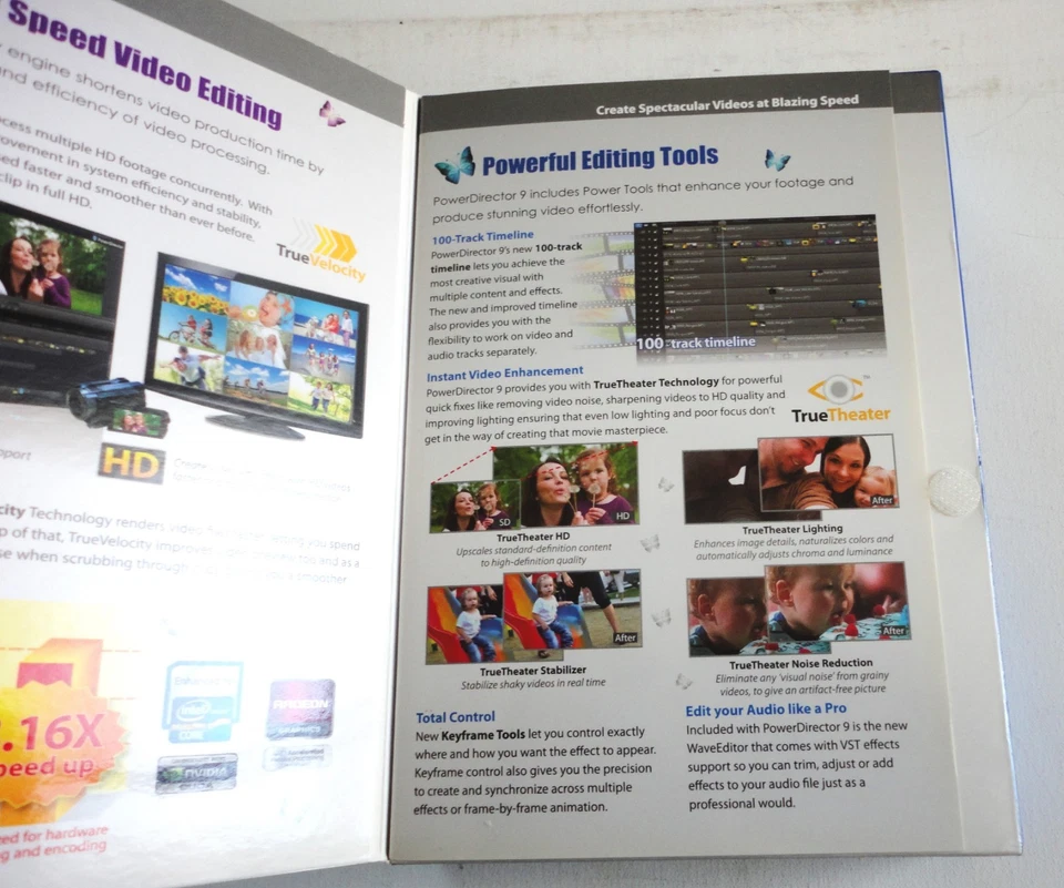 New Cyberlink Ultra 64 Power Director 9 Blu-Ray Disc Videomaker 884799000805 - Image 2 of 4