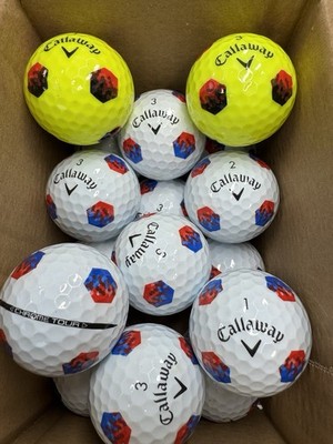 15 Callaway Chrome Soft TRU TRACK Mix Truvis PEARL/A Golfbälle PORTOFREI