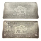 1x 10 Ounce Oz Titanium Buffalo Bar .999 Fine Ti Element one - ten oz
