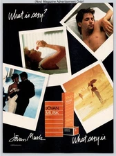 Jovan Musk Fragrance Romantic Lifestyle Sensual Imagery Vtg 1989 Advertisement