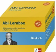 Abi-Lernbox Deutsch: Die 100 wichtigsten Aufgaben Buch Klett Lerntraining GmbH
