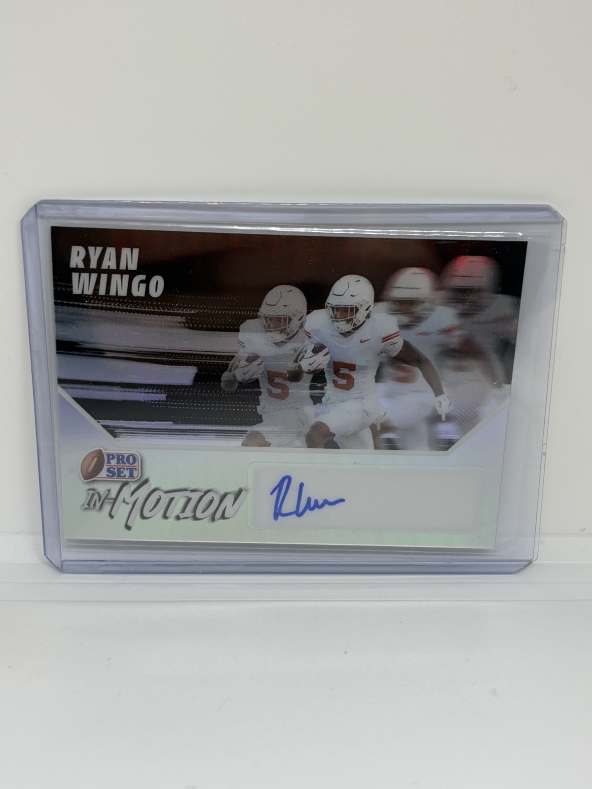 2025 Leaf Pro Set - #SM-RW3 Ryan Wingo In-Motion Silver Auto /25 Texas