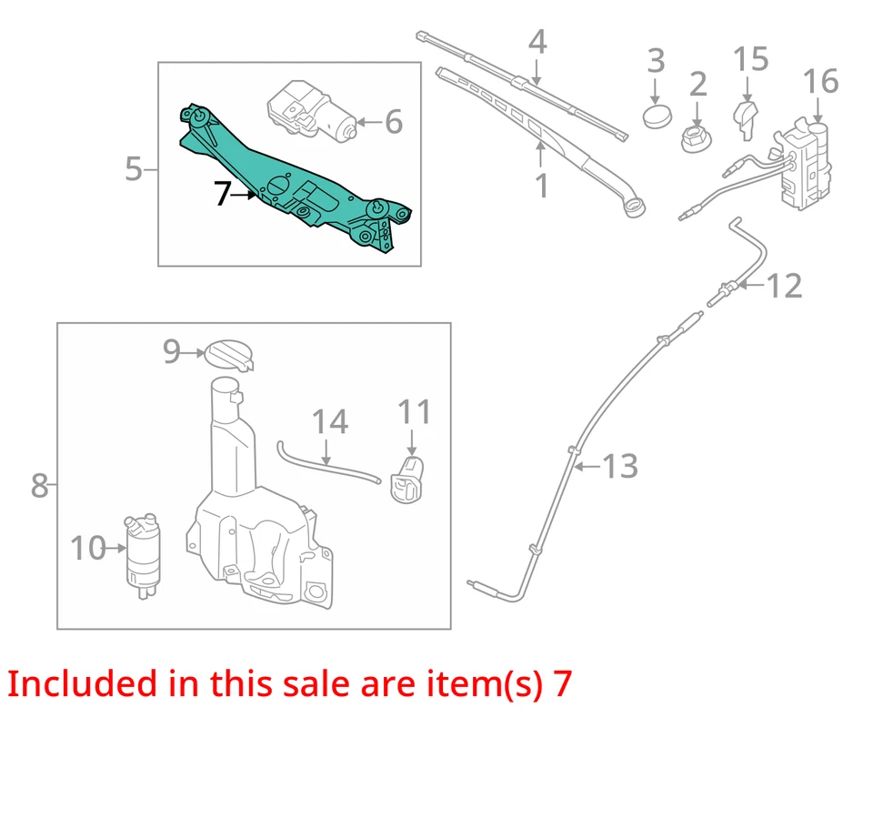 Hyundai Equus 2016 limpiaparabrisas transmisión OEM 124 k millas - LKQ414943841 Foto 4 de 4