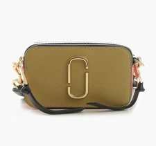 Marc Jacobs The Snapshot Camera Bag Ecru Olive Multi