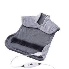 Pure Enrichment PureRelief XL Back Neck Electric Heat Heating Pad Gray 29"x24"
