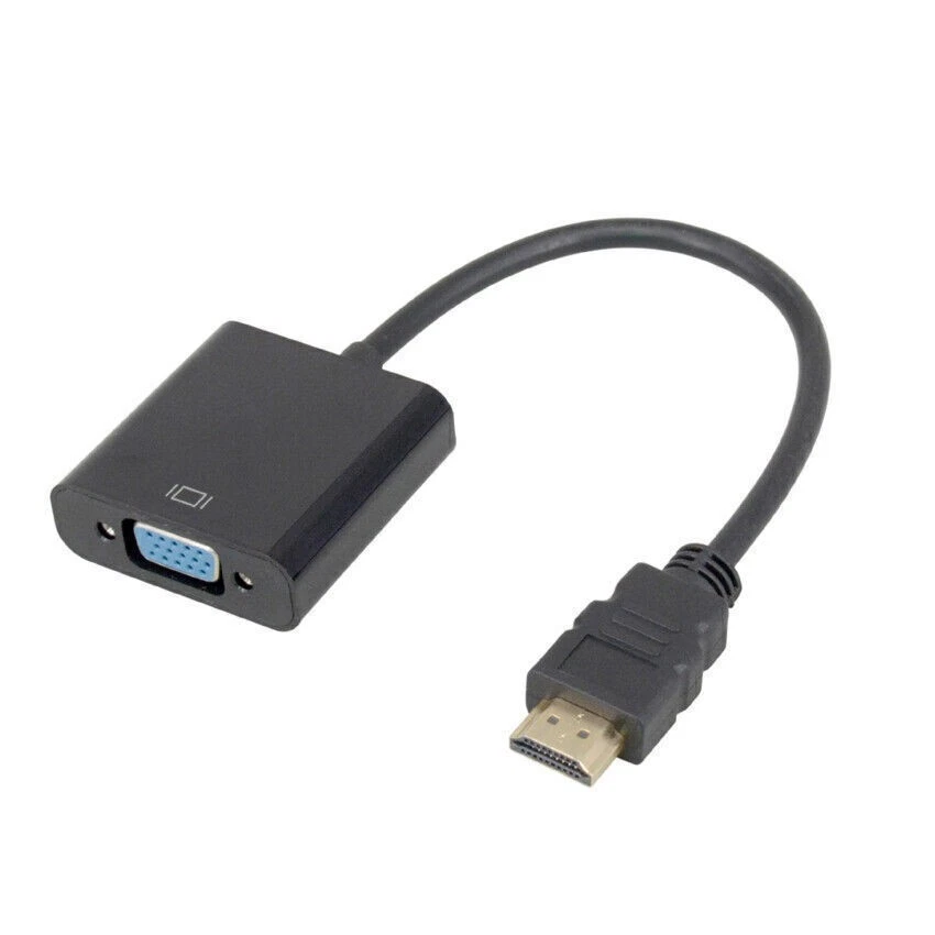 HDMI Male to VGA Female 1080P Video Cord Cable Converter Adapter For PC DVD HDTV - Image 3 of 4