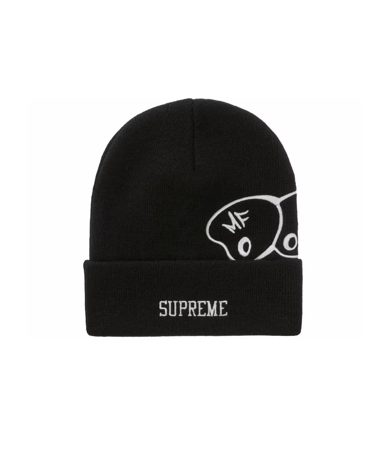Supreme MF Doom Beanie Black FW23 New Authentic
Opens in a new window or tab