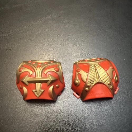 Vintage MOTU Masters of the Universe Jitsu Armor Front & Back Accessory Part