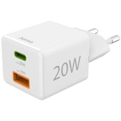 Hama 201991 USB Charger 20.00W 1x USB-C , 1x2 USB-A Power Delivery,