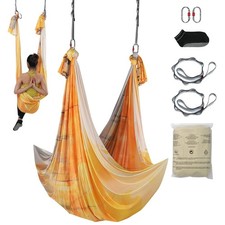 Aerial Yoga Hammock  Swing 5.5 Yards Aerial Yoga Starter Kit 100gsm Nylon