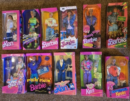1987-1992 Mattel Ken Dolls (NRFB)