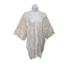 NWT Marcus Adler NY Sheer Kimono Womens One Size Plus Size Whimsical #750