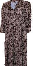 CROWN & IVY ANIMAL PRINT Midi Dress-XL
