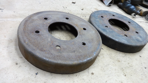 1912 1925 Model T Ford REAR BRAKE DRUMS Original pair Small Drum - Picture 2 of 9
