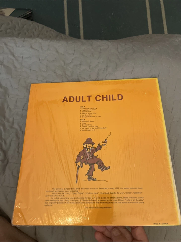 BEACH BOYS “Adult Child” 1977 Vinyl LP Collector’s Series #2 VERY HTF Import - Image 2 of 4