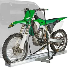 Black Widow Aluminum Nonfolding Motorcycle Carrier with 6' Ramp - 400 lb. Cap