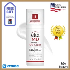 Elta MD UV Clear Broad-spectrum Facial Sunscreen SPF 46 1.7 oz EXP 03/27 NEW