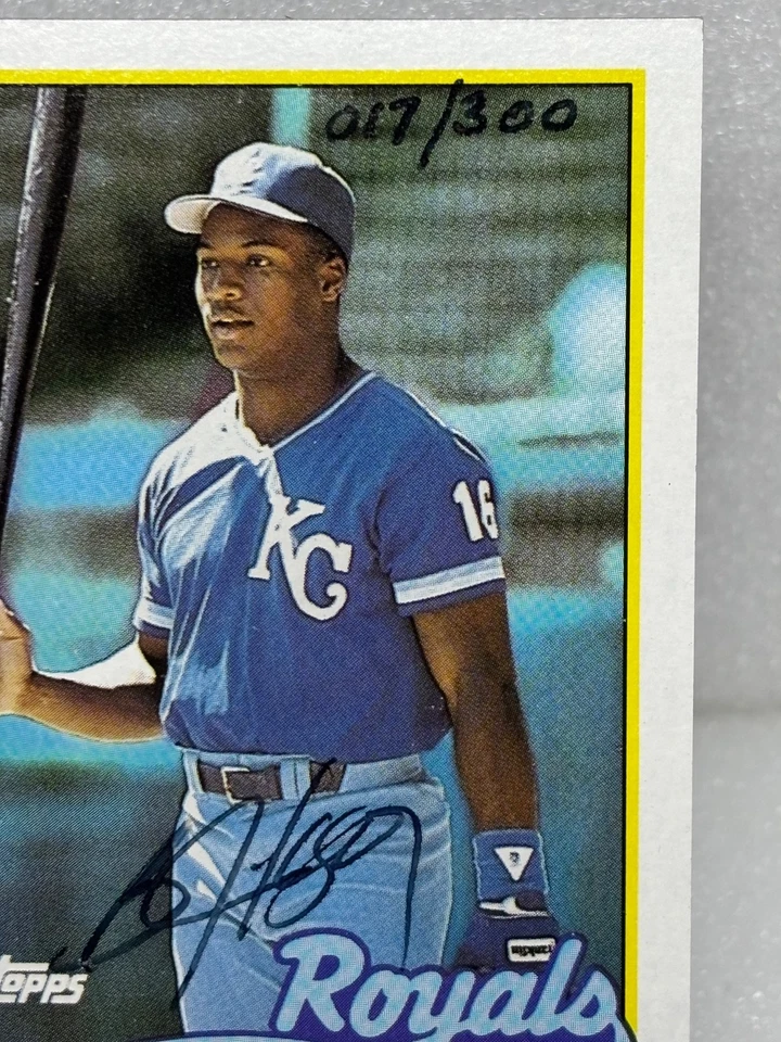 BO JACKSON 2002 Topps Archives AUTOGRAPH #'d 17/300  Certified legend!  Bo Knows - Image 4 of 4