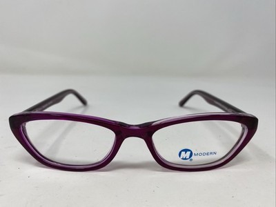Modern Optical BELONG PLUM/CRYSTAL 51-17-140 Full Rim Eyeglasses Frame UN14