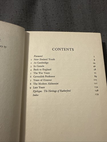 1957 Ernest Rutherford - Atom Pioneer ROWLAND Ex Library Hb - Picture 7 of 10