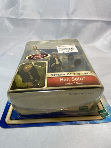 Han Solo Endor Raid Return Of The Jedi Star Wars Action Figure Hasbro Toy 2 TB50 - Picture 5 of 9