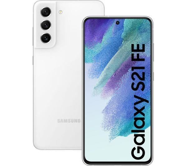 Samsung Galaxy S21 FE 5G SM-G990B 128GB 12MP Mobile White Unlocked EXCELLENT