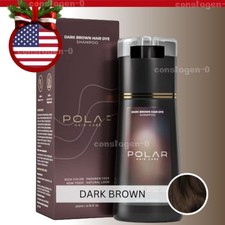 Polar-Hair Dye Shampoo Polar Hair Care, Hair Care Shampoo 200ml Dark Brown 