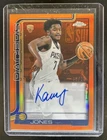 2025 Topps Signature Kam Jones Orange (RAW)