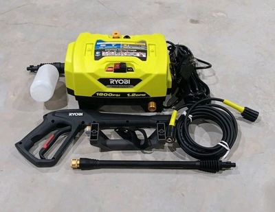 #ad RYOBI 1800 PSI 1.2 GPM Cold Water Electric Pressure Washer RY14180 CP3013942 $99.99