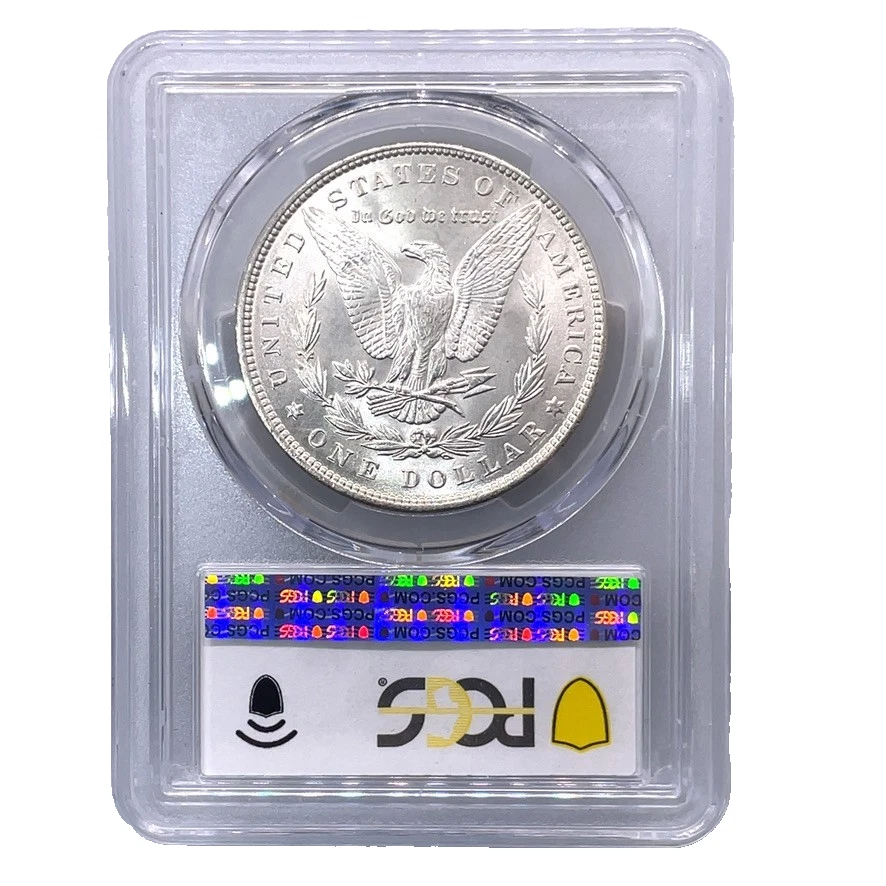 Dólar de plata Morgan 1896-P $1 graduación profesional MS63 envío gratuito EE. UU. Foto 4 de 4