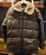 Vintage Tempco Goose Down Coat Men's 42 USA Made Full Zip 27831 T321