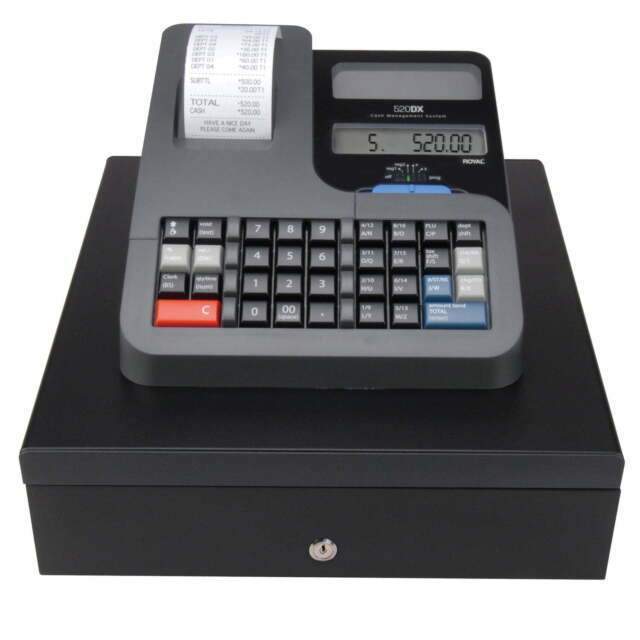 New Royal 89395U 520DX Electronic Cash Register