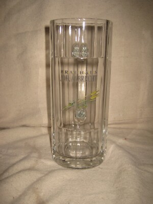 Brauhaus Joh. Albrecht 0.4L Glass 7'' Tall Beer Mug by Sahm