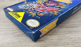 AUTHENTIC USED BOX AND MANUAL ONLY - NO GAME - WURM - NES