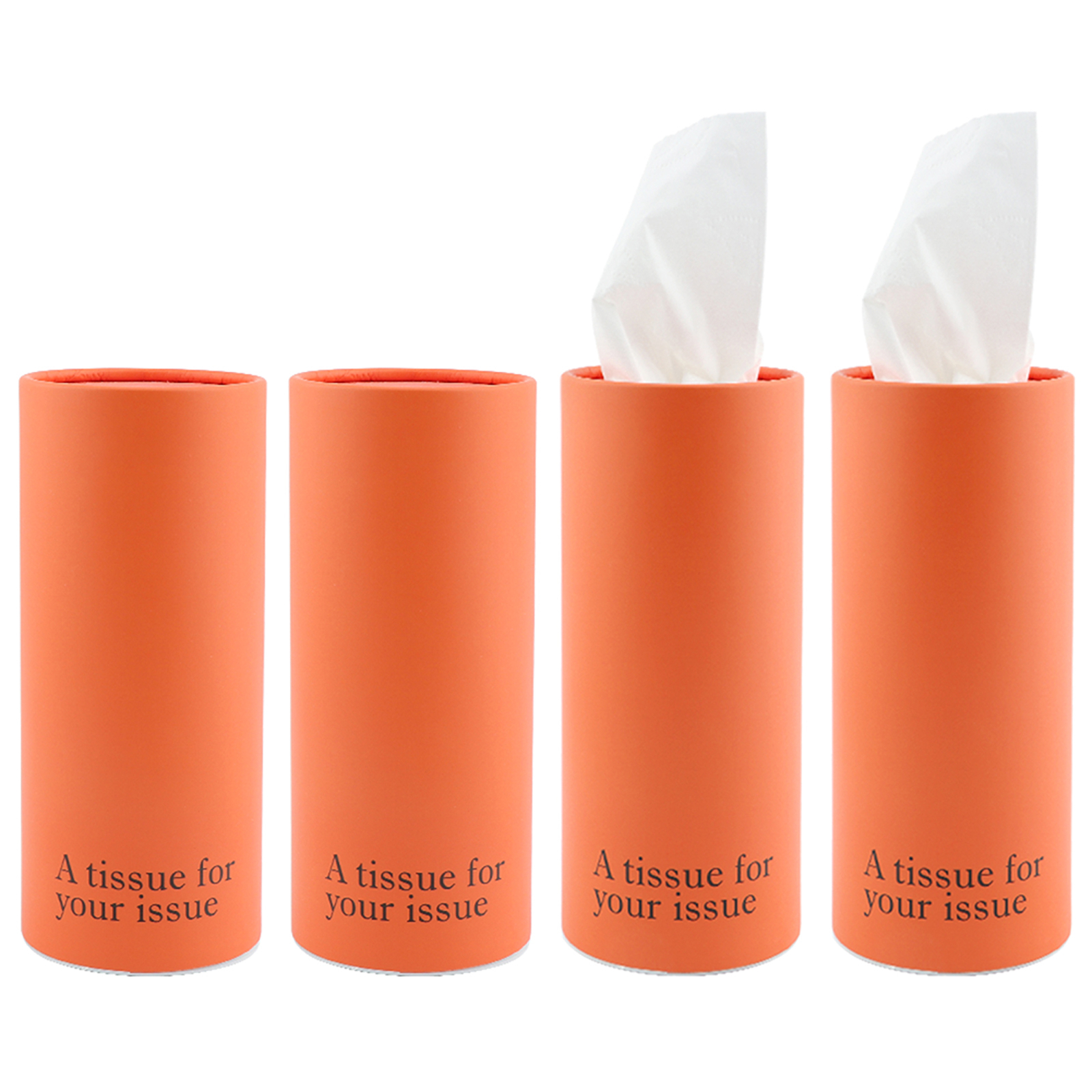 Travel With Napkin Dispenser Round Container Easy Access Car Tissue