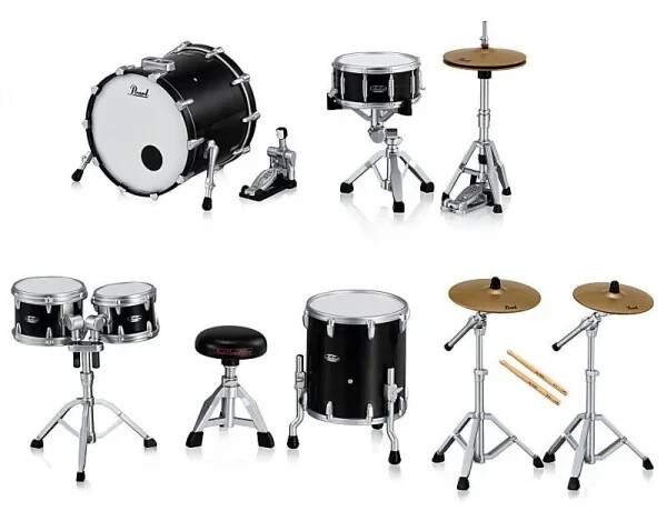 BANDAI Pearl Drums Miniature Collection Complete Set Figure