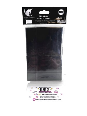 Matt Black TCG Sleeves Pokmon / MTG Card Sleeves 100 Pack | eBay UK