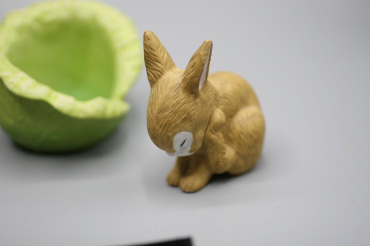 Vintage Woodland Surprises RABBIT Figurine Franklin Mint
