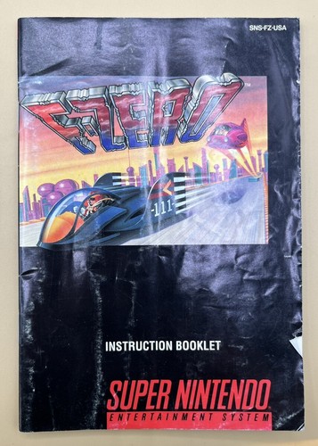 F-ZERO (SUPER NINTENDO SNES) W/ BOX & MANUAL (MVP019458) - Picture 6 of 7