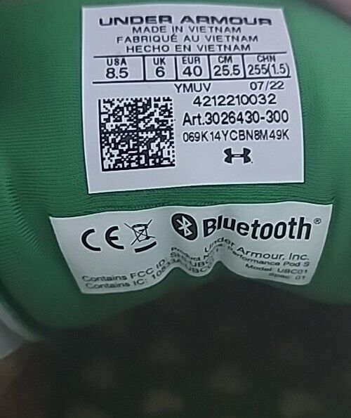 Under Armour Notre Dame HOVR Sonic 5 Women 8.5 Bluetooth Under Armour Notre Dame HOVR Sonic 5 Women 8.5 Bluetooth
