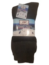 Rabbit Wool Thermal Men Socks 3 Pairs Size 10-15 Winter Outdoor Socks NWT