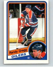 1984-85 O-Pee-Chee #242 Randy Gregg  Edmonton Oilers V64382