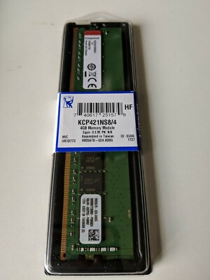 Kingston Technology Kcp421ns8/4 4gb Ddr4 2133 MHz Memory Module