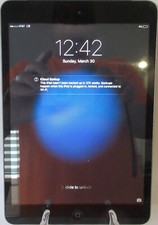 Apple iPad Mini 1st Gen Tablet Model A1454 Space Gray for Parts or Repair AS IS