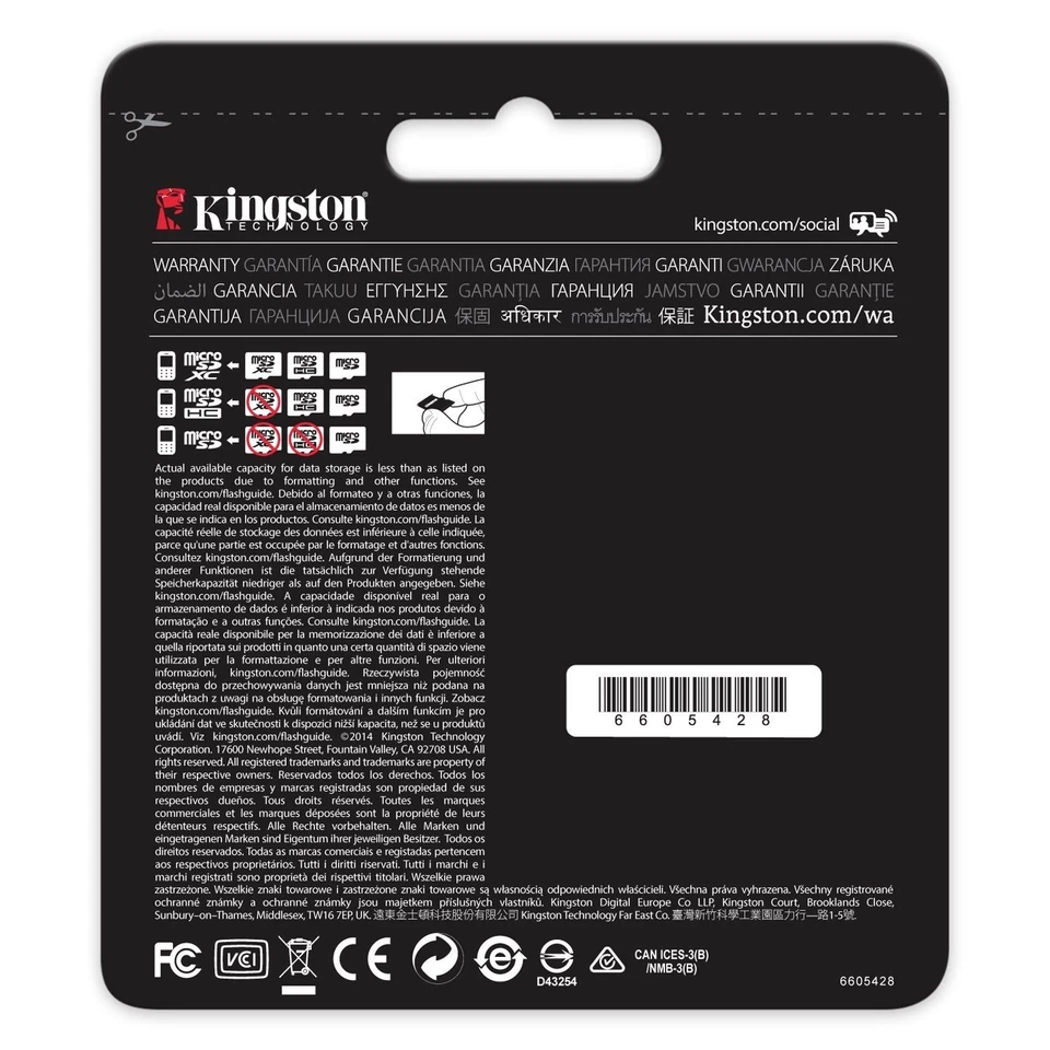 Kingston Digital 32GB microSDHC UHS-I Speed Class 3 U3 90R/80W Flash Memory Card - Image 2 of 3